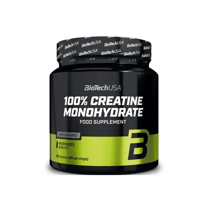 BiotechUSA 100% Creatine Monohydrate 300g - kreatin monohidrat Kreatin monohidrat za povećanje mišićne mase i snage