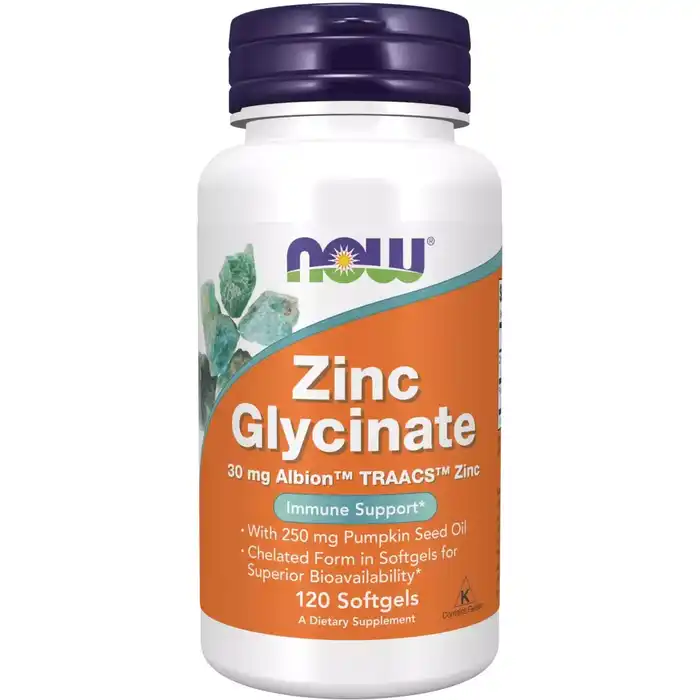 now-zinc-glycinate-30mg-120softgels-vitamini NOW Zinc Glycinate 30mg suplement cinka